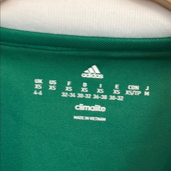 NWT women’s Adidas Green Sports Jersey Shirt, XS - Picture 5 of 6